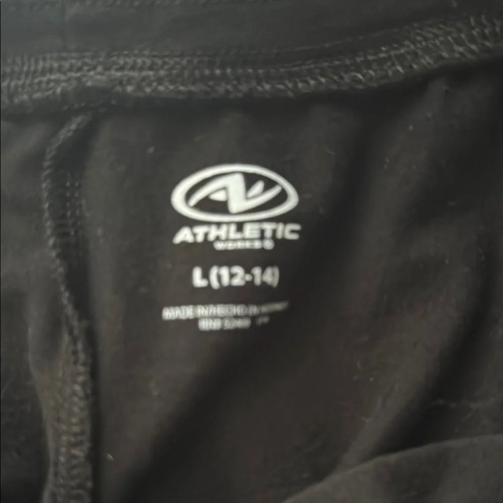 Athletic Works Black Leggings Streamlined Design 45